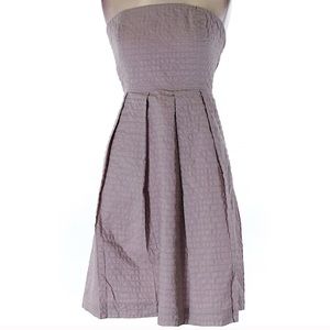 JCrew Purple strapless dress